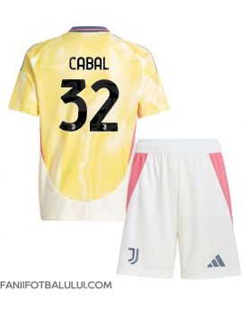 Juventus Juan Cabal #32 Echipament de Fotbal Replică 2024-25 Copii Deplasare (+ Șorturi)